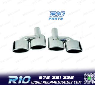 COLAS ESCAPE ESPECIFICA MERCEDES CLASE C W204 07-15 LOOK AMG