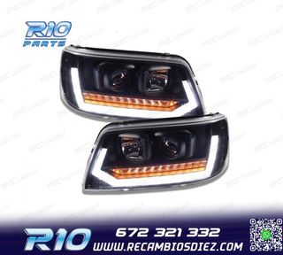 FAROS VOLKSWAGEN VW T5 03-09 NEW LOOK CON INTERMITENTE LED D