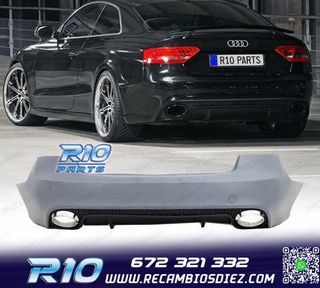 PARAGOLPES TRASERO AUDI A5 8T COUPE 07-15 LOOK RS5