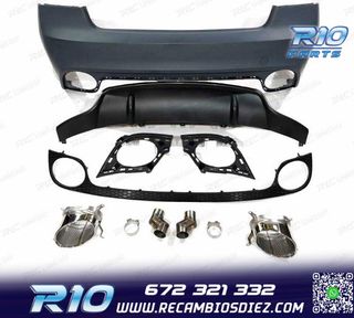PARAGOLPES TRASERO AUDI A5 8T COUPE 07-15 LOOK RS5