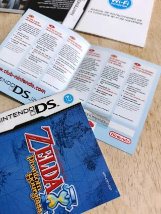 Español Zelda Phantom Hourglass Nintendo DS caja y