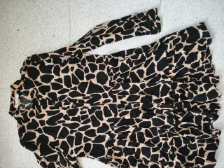 Vestido estampado animal print