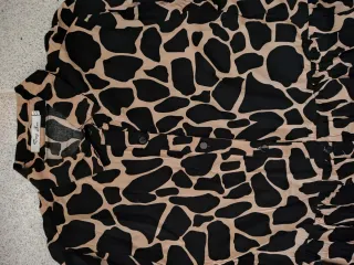 Vestido estampado animal print