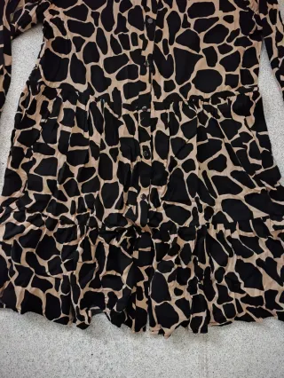 Vestido estampado animal print