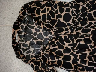 Vestido estampado animal print