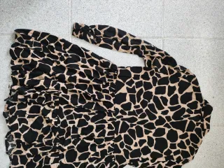 Vestido estampado animal print