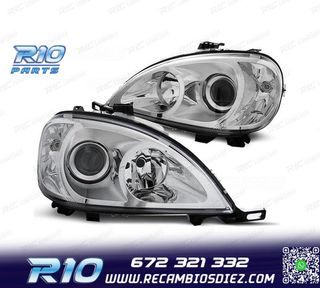 FAROS MERCEDES CLASE ML W163 98-01 LOOK RESTYLING FONDO CROM