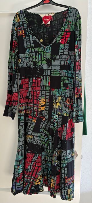 Vestido Desigual Multicolor Talla M