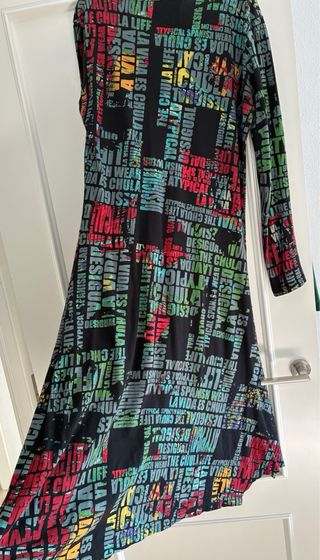 Vestido Desigual Multicolor Talla M