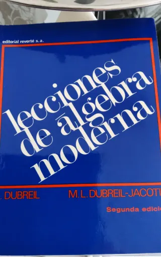 Lecciones de álgebra moderna