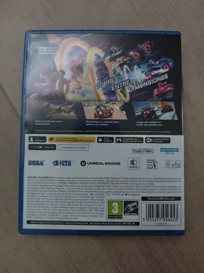 Sonic Racing Crossworlds PS5 afbeelding 3
