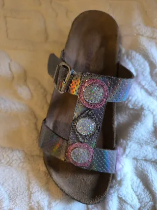 Sandalias Verano Brillantes Plataforma