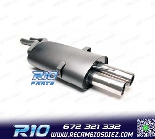 SILENCIOSO ESCAPE BMW SERIE 3 E46 2000- x2 BIS