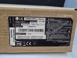 Despiece TV LG 43UK6470PLC