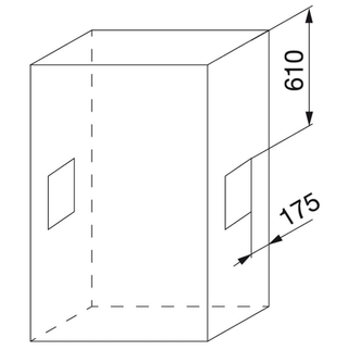 Barra de armario abatible EMUCA para colgar ropa