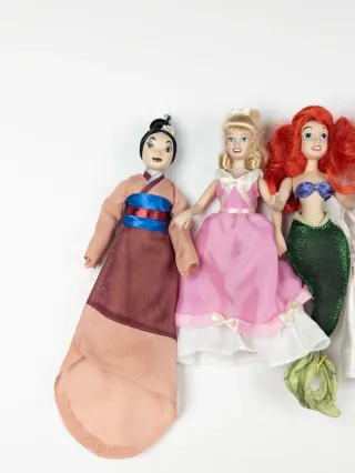 Lote 6 Muñecas Princesas Disney Porcelana