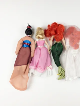 Lote 6 Muñecas Princesas Disney Porcelana