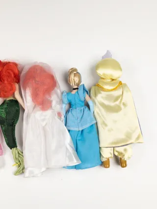 Lote 6 Muñecas Princesas Disney Porcelana