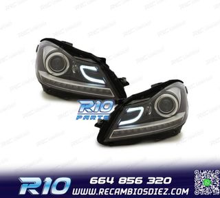 FAROS MERCEDES W204 11-14 LUZ DIURNA LED TUBE LIGHT + LED FO