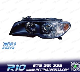 FARO IZQ + INTERMITENTE BMW SERIE 3 E46 COUPÉ FONDO NEGRO