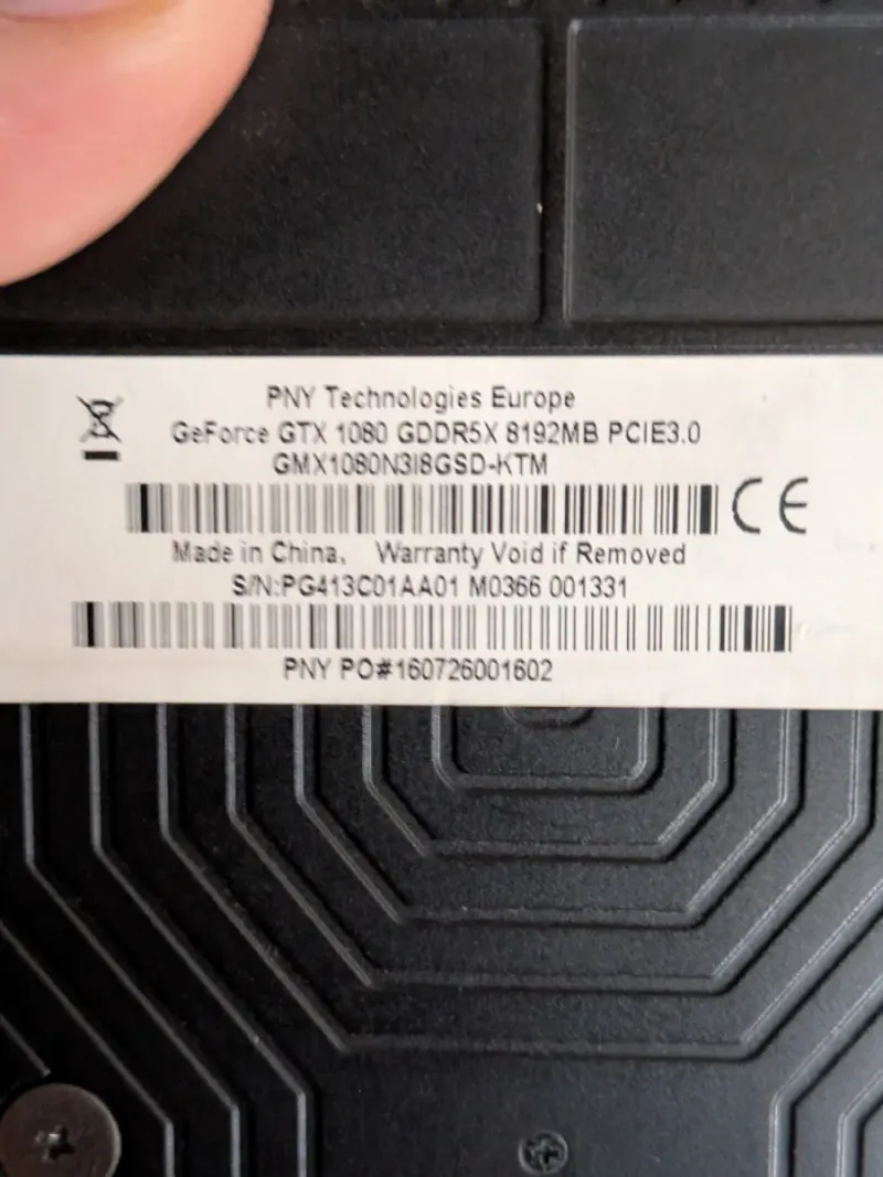 NVIDIA GeForce GTX 1080 8GB FE afbeelding 4