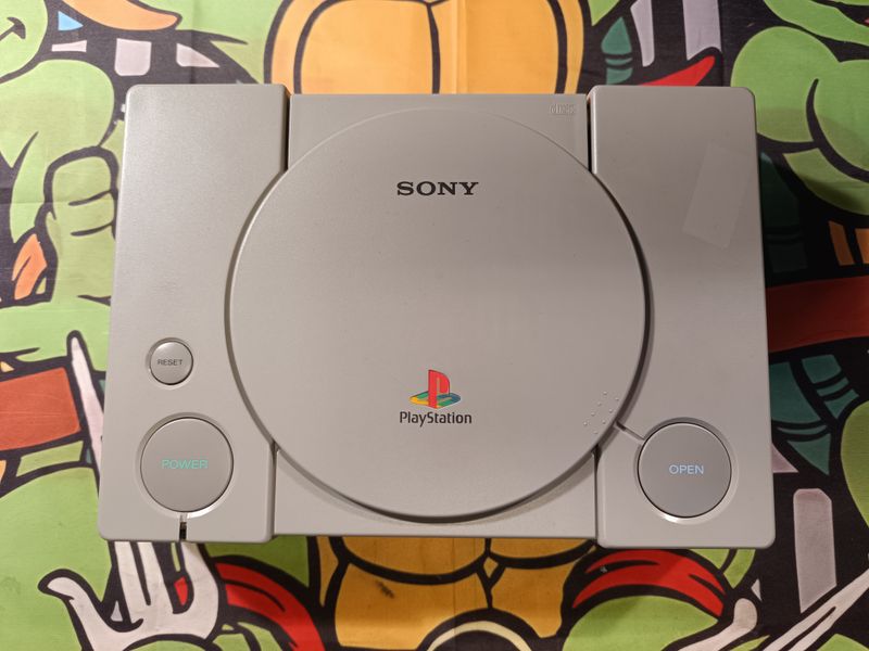 Play Station 1 SCPH 1002 Gris Pal perfecta !! afbeelding 5