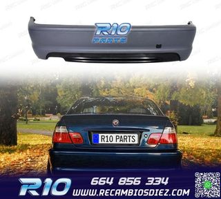 PARAGOLPES TRASERO BMW E46 COUPE CABRIO 98-06 LOOK M
