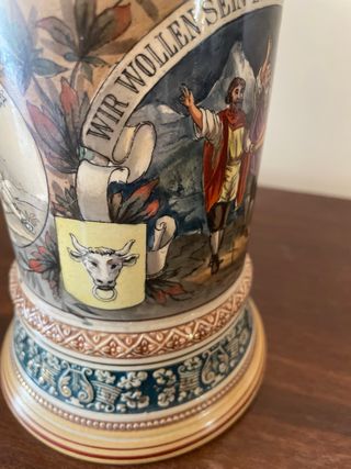 Jarra Cerveza Antigua Suiza