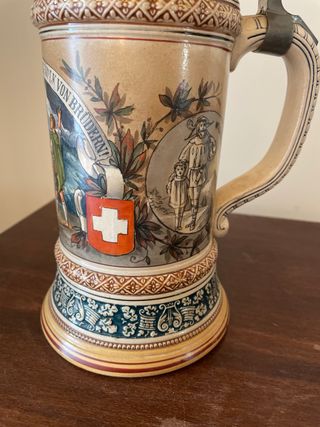 Jarra Cerveza Antigua Suiza