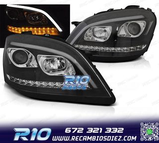 FAROS PARA MERCEDES CLASE ML W164 05-07 LUZ DIURNA LED DINAM