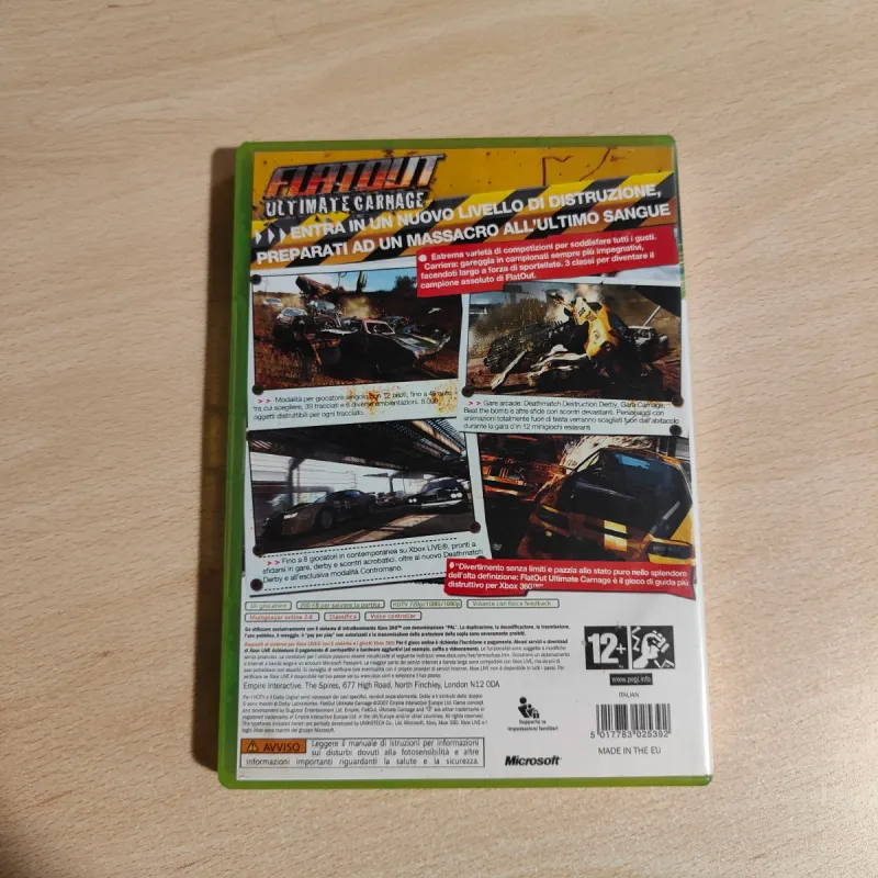 Flatout Ultimate Carnage Xbox 360 afbeelding 2