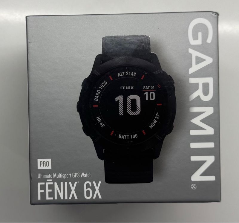 Garmin Fenix 6 Pro Negro y correa Verde afbeelding 4