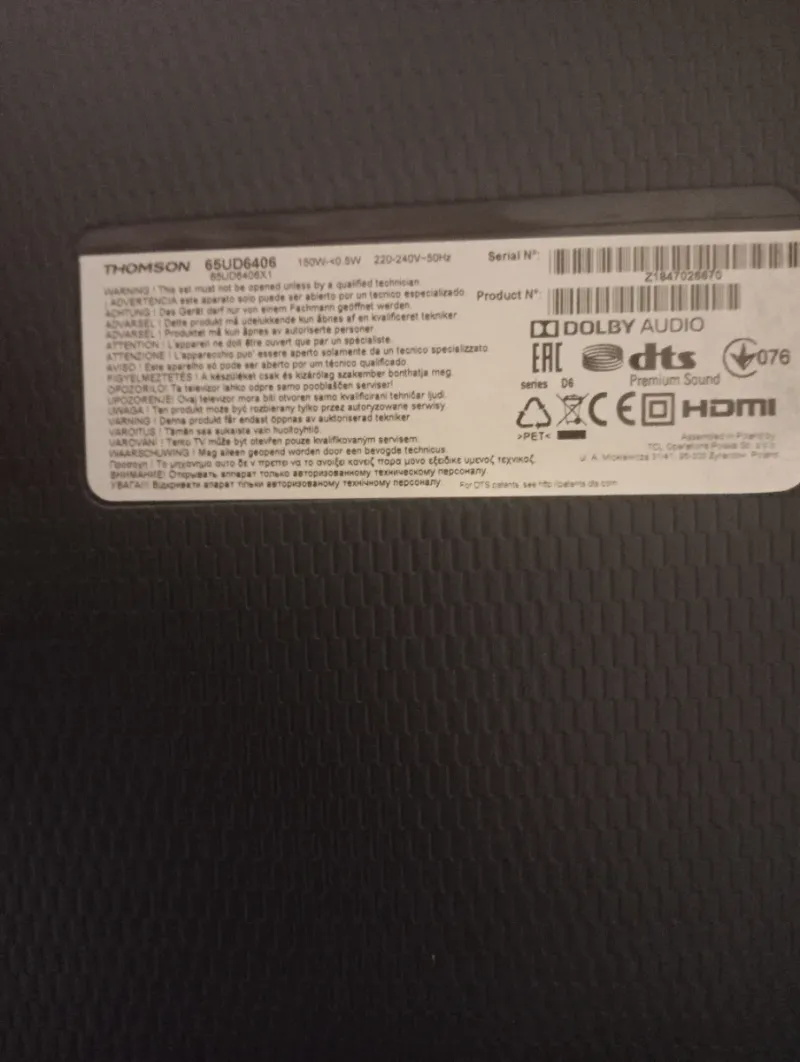 Smart TV Toshiba 65 Negro afbeelding 2