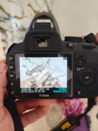 Cámara Nikon D3100 Kit Objetivo 18-55mm