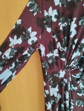 Vestido largo estampado floral