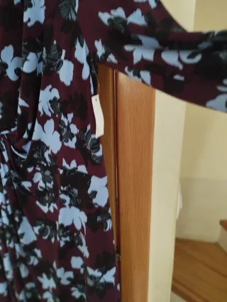 Vestido largo estampado floral