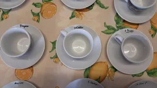 Set 12 Tazzine Caffè Dipinte