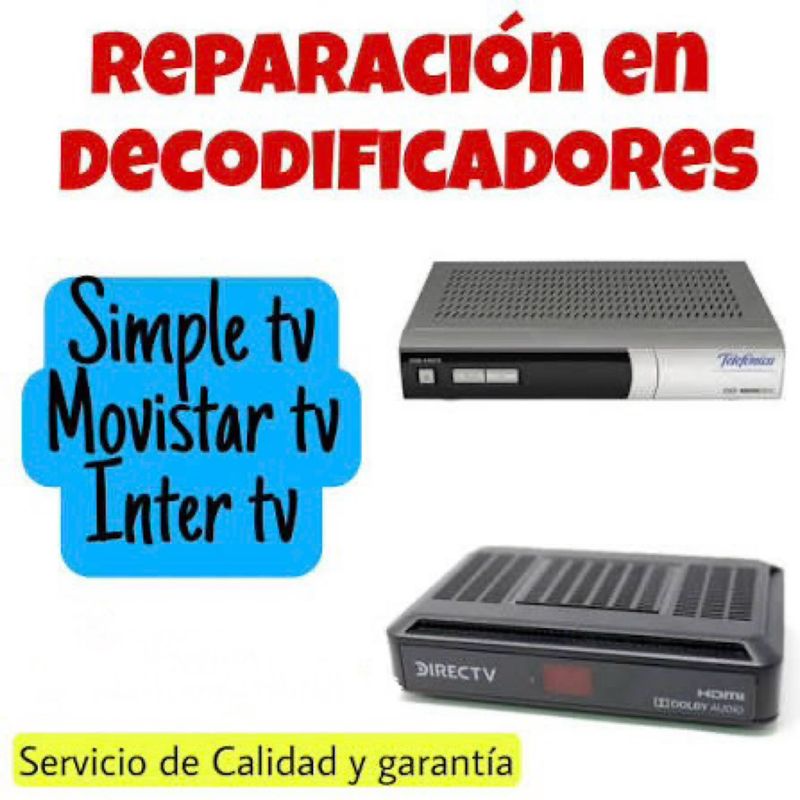 Reparación y Venta Decodificadores