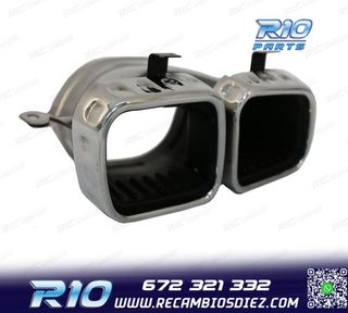 COLAS DE ESCAPE MERCEDES GLE W167 19- LOOK AMG GLE63 CROMO