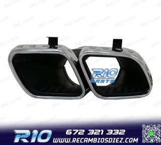 COLAS DE ESCAPE MERCEDES GLE W167 19- LOOK AMG GLE63 CROMO