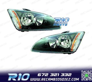 FAROS PARA FORD FOCUS II 04-08 FONDO NEGRO