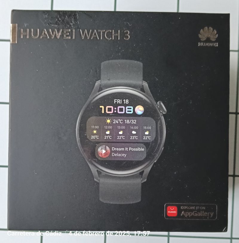 Smartwatch Huawei Watch GT 3 46mm Negro impoluto