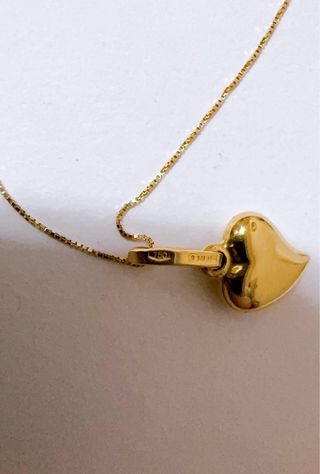 Collana con ciondolo a cuore oro giallo 18kt 750