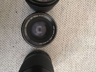 3 Obiettivi Konica Anni '70/'80