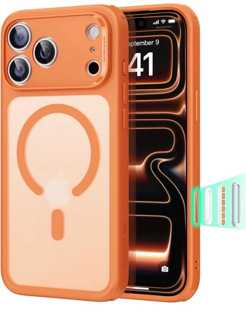 Funda iPhone 17 Pro Naranja MagSafe ESR