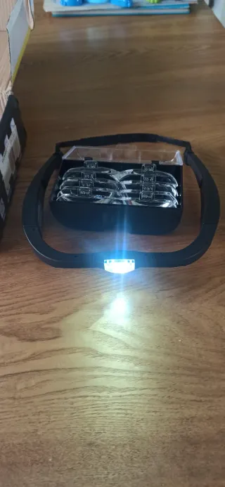 Gafas lupa LED recargables