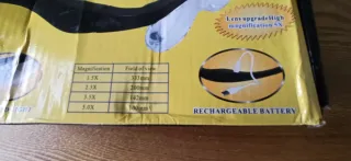 Gafas lupa LED recargables