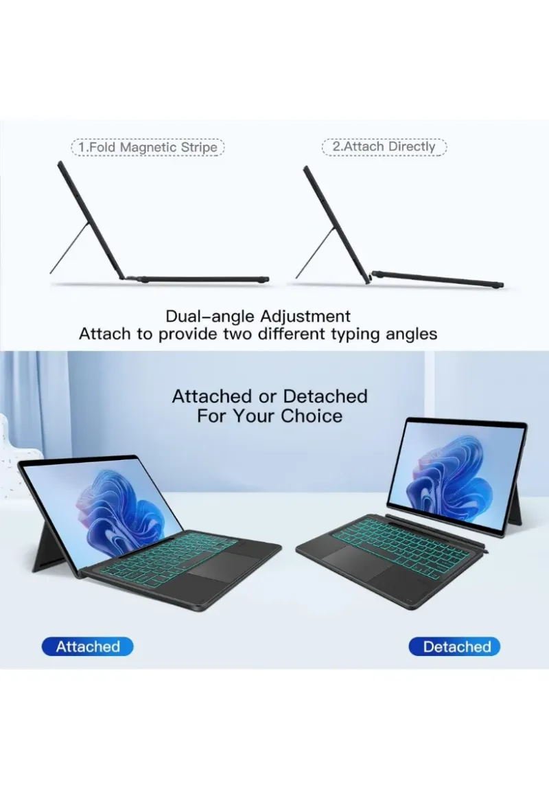 Teclado Microsoft Surface Pro Alemán Negro afbeelding 5