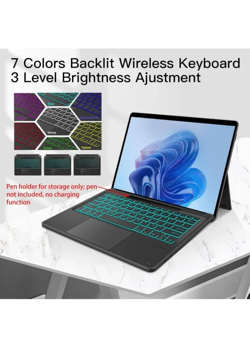 Teclado Microsoft Surface Pro Alemán Negro afbeelding 6