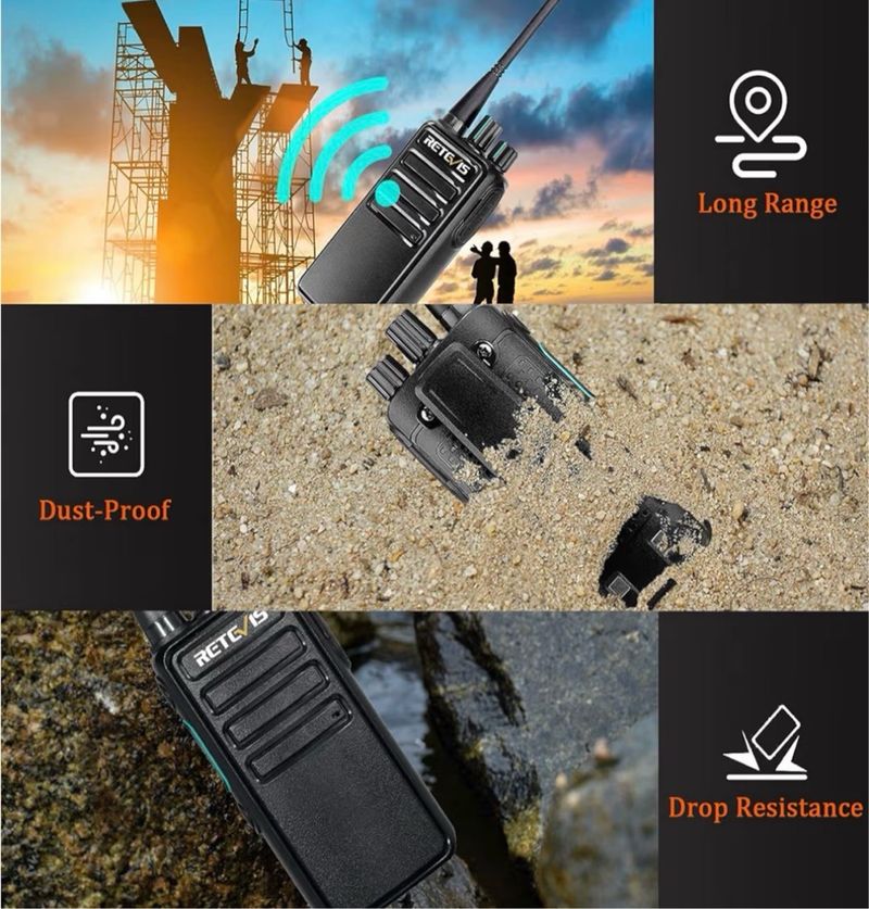 Walkie Talkie Retevis RB629 PMR446 Nuevos 2 uds afbeelding 4